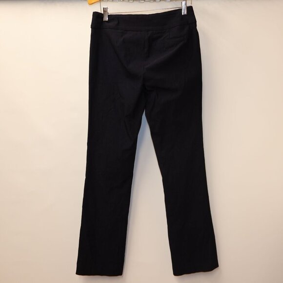 Tribal Office Pants Full length Stretchy Elastic Waist Navy Blue women Size 8. F - Picture 5 of 11